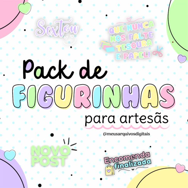 Pack de Figurinhas para Artesãs